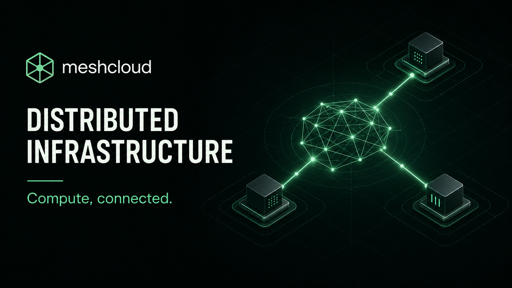 MeshCloud distributed infrastructure connected-node illustration